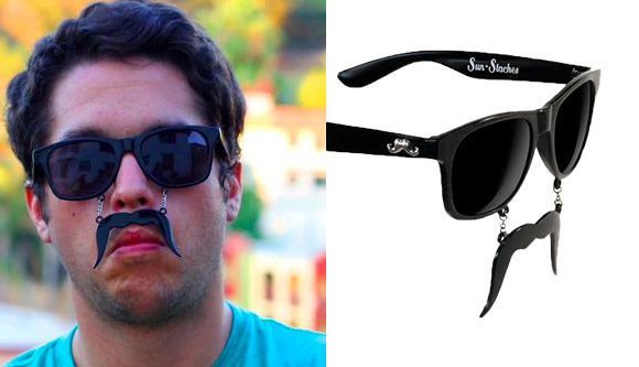 mustache sunglasses