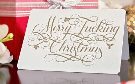 Merry Fucking Christmas Cards