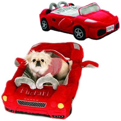 Red Furarri Dog Bed