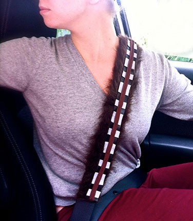 chewbacca seatbelt cover