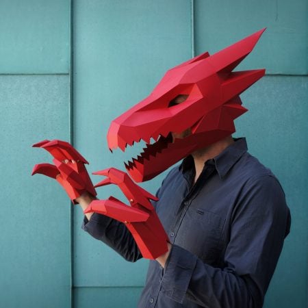Paper Dragon Mask
