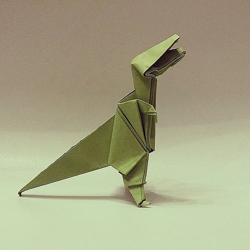 Dinosaur Origami Book