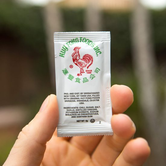 Individual Sriracha Packets
