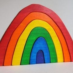 Wooden Stackable Rainbow