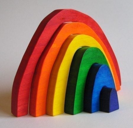 Wooden Stackable Rainbow