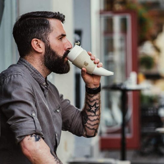 Horn Shaped Coffee Mug