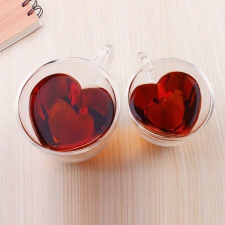 Heart Shaped Tea Cups