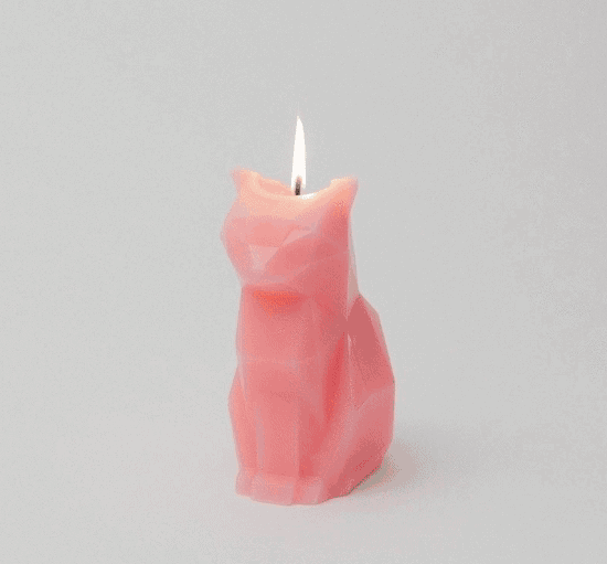 Melting Cat Candle