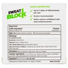 SweatBlock Towelettes