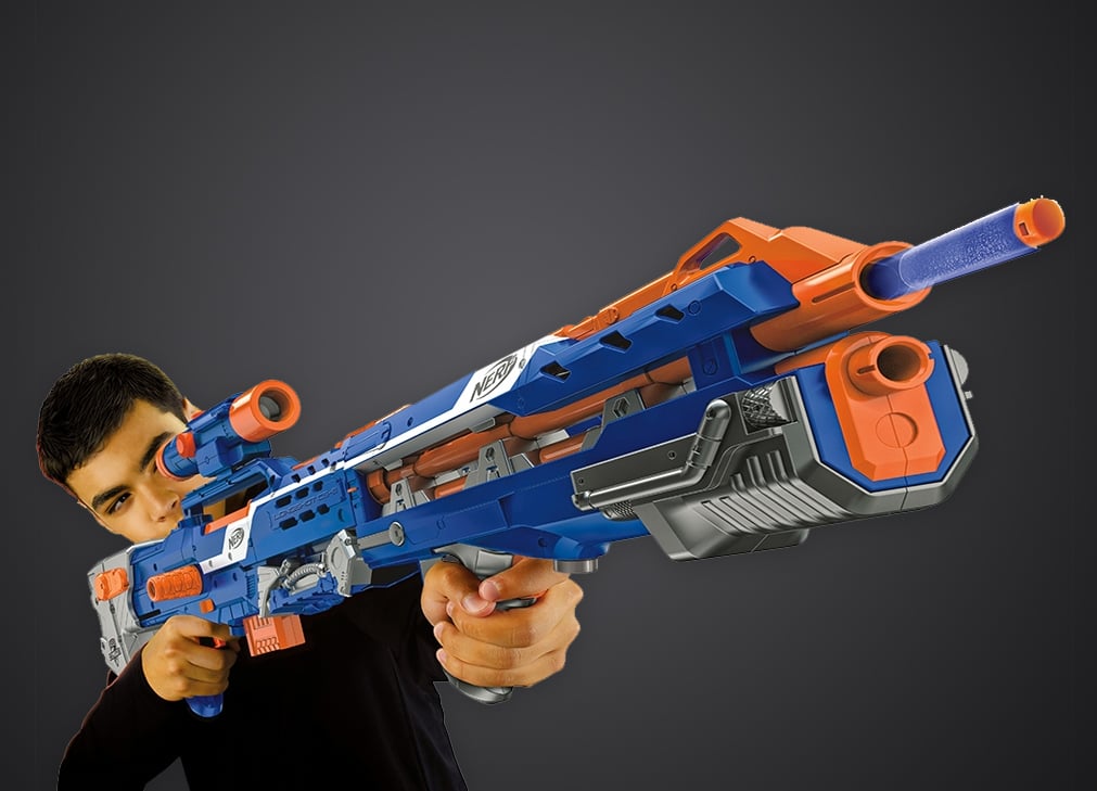 Nerf N Strike Elite Strongarm 6 Dart Blaster Darts Gun Kids Pistol Toy Xmas  Gift