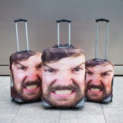 Personalized Face Luggage