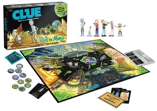 Rick and Morty Clue Board Game