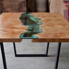Burled River Coffee Table