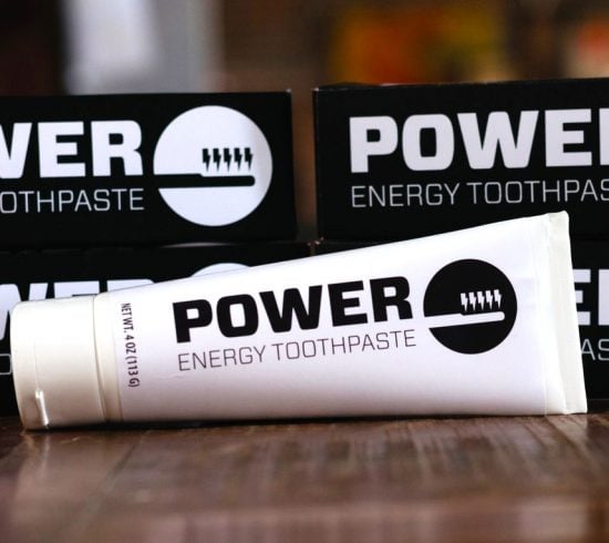 Caffeinated Toothpaste