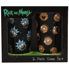 Rick and Morty Pint Glass Set