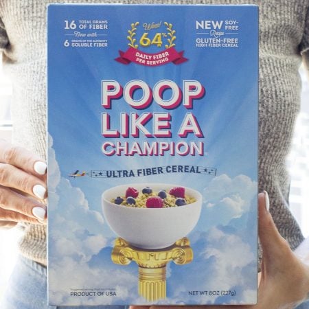 Poop Like a Champion Cereal