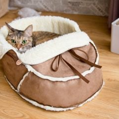Sherpa Moccasin Pet Bed