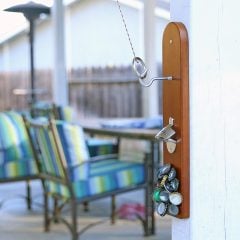Hook and Ring Game Wall-Mounted Bottle Opener