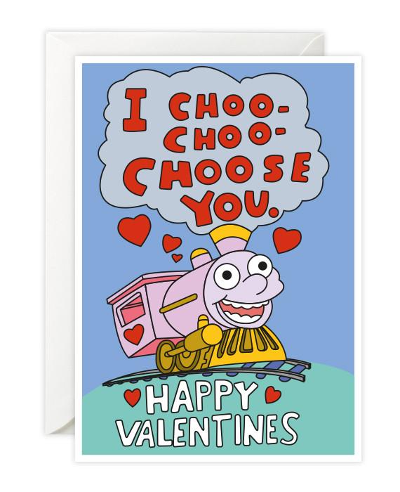 I Choo Choo Choose You Card Printable