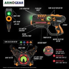 Armorgear Laser Tag Blaster & Vest Set