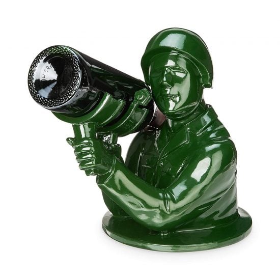 Army Man Bazooka Wine Bottle Holder