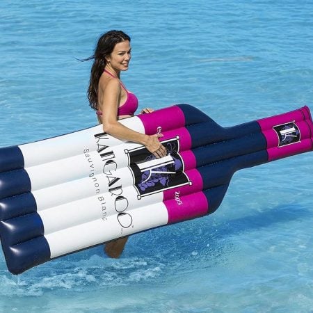 NIB EMOJI Nerd Wink Raft Inflatable Water Pool Float 62 inch Poo Cool 