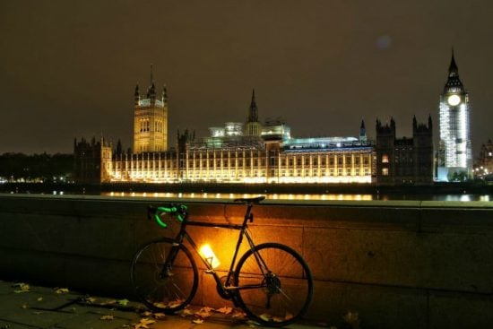 The Orb: Bike Light and Water Bottle