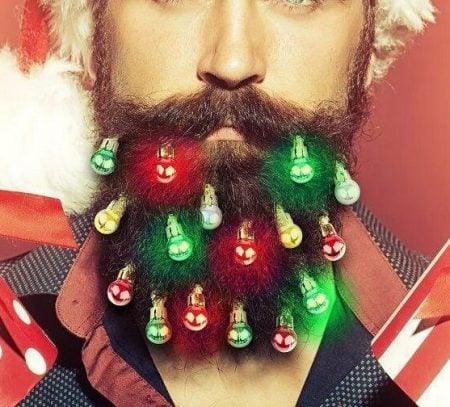 Light Up Beard Ornaments