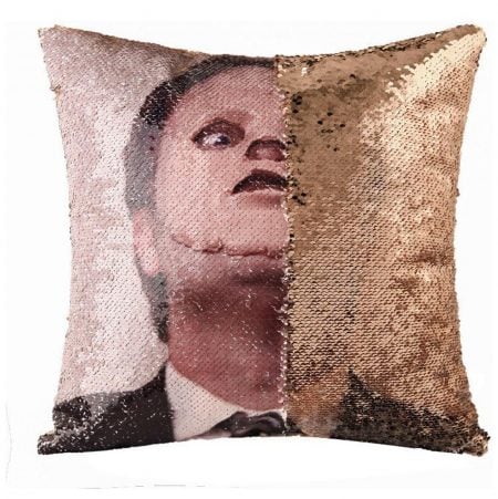 Dwight Schrute The Mask Sequin Pillow