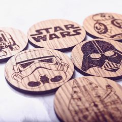 Wooden Star Wars Coasters
