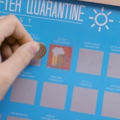 100 Things To Do After Quarantine Scratch-Off Poster