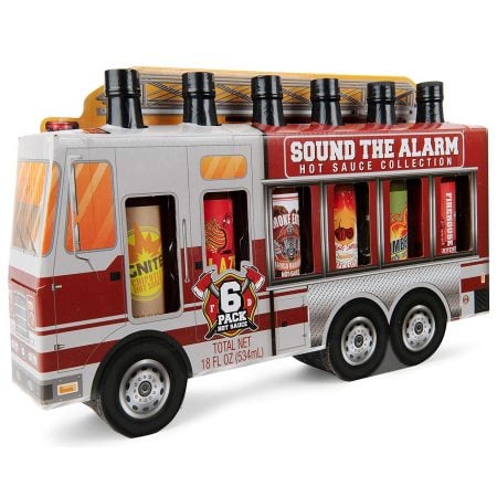 Fire Truck Hot Sauce Sampler