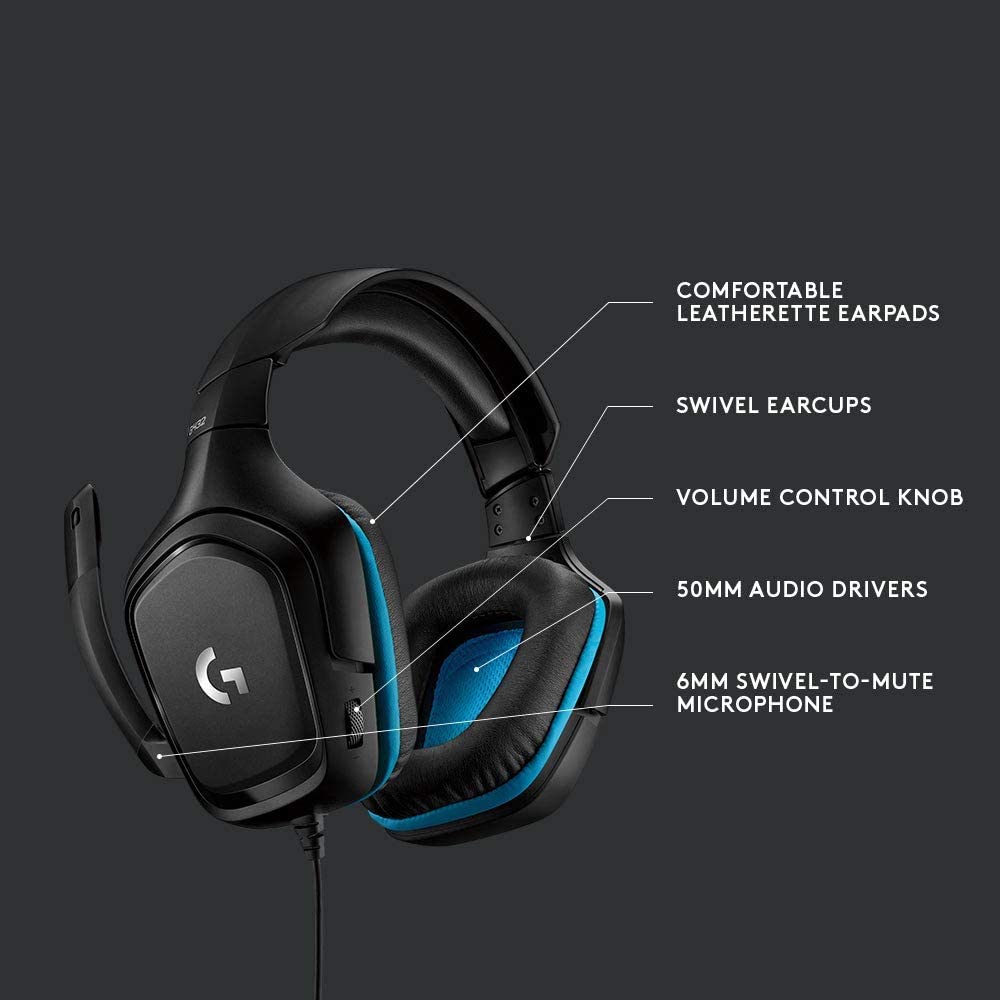 logitech g pro gaming headset g432 g hub settings