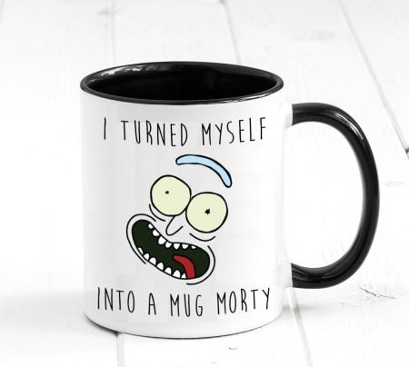 OFFICIAL RICK AND MORTY MR MEESEEKS ROUND 3D MUG CUP NEW & GIFT BOXED 