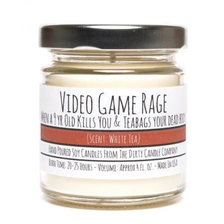 Video Game Rage Candle