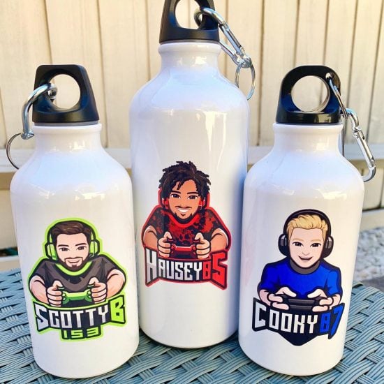 Personalized Gamer Water Bottle