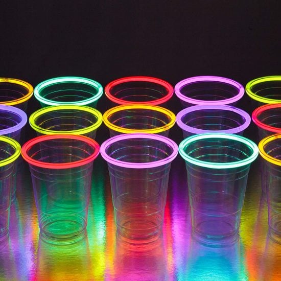 Glow Stick Rim Party Cups