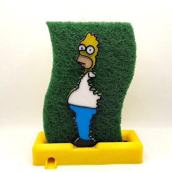 Homer Bushes Meme Sponge Holder