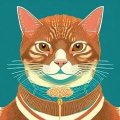 AI Generated Cat Portraits