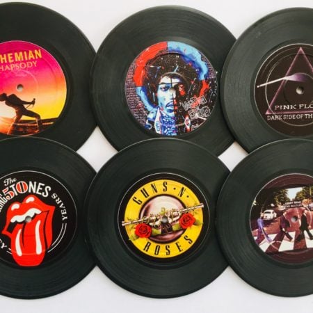 Vintage Record Coasters
