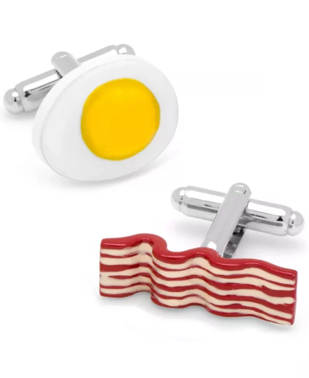 Bacon & Eggs Cuff Links