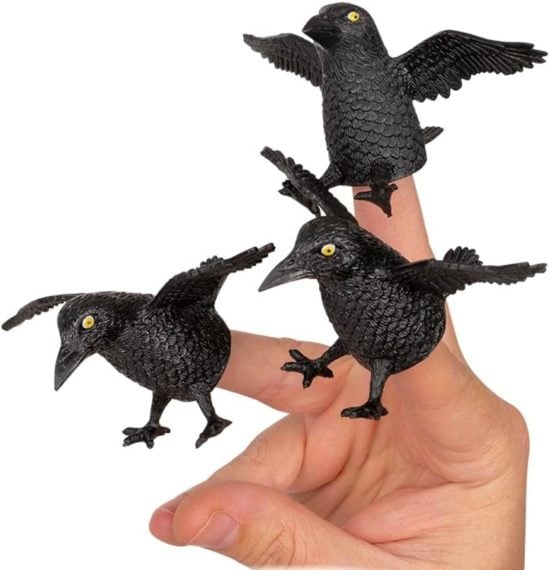 Finger Crows Finger Puppets
