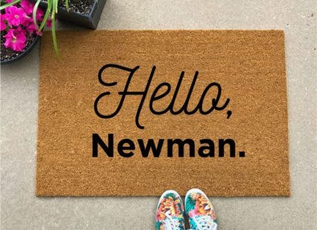 Hello, Newman Welcome Mat
