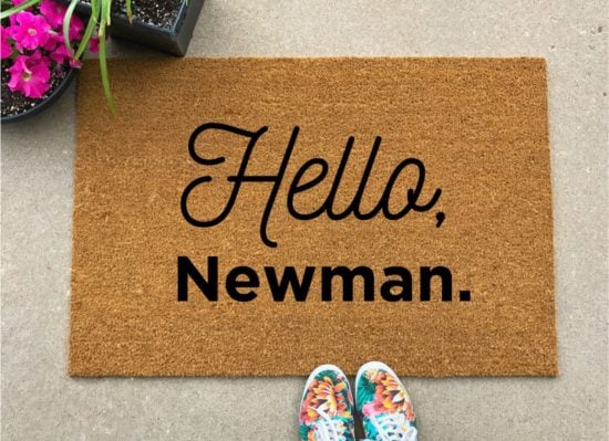 Hello, Newman Welcome Mat