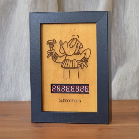 Personalized YouTube Subscriber Count Display