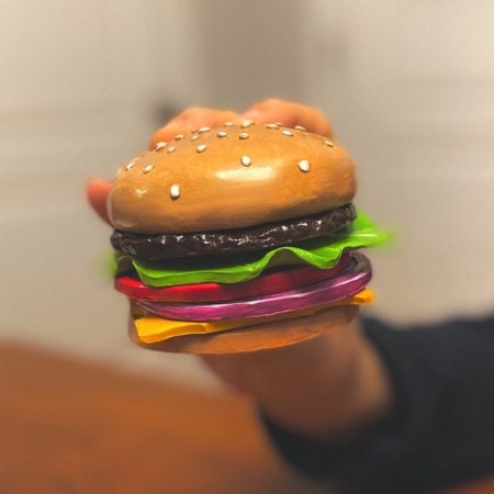 Cheeseburger Coasters