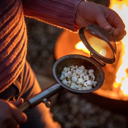 Campfire Popcorn Cooker