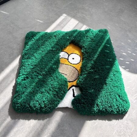 Homer Bushes Meme Tufted Rug