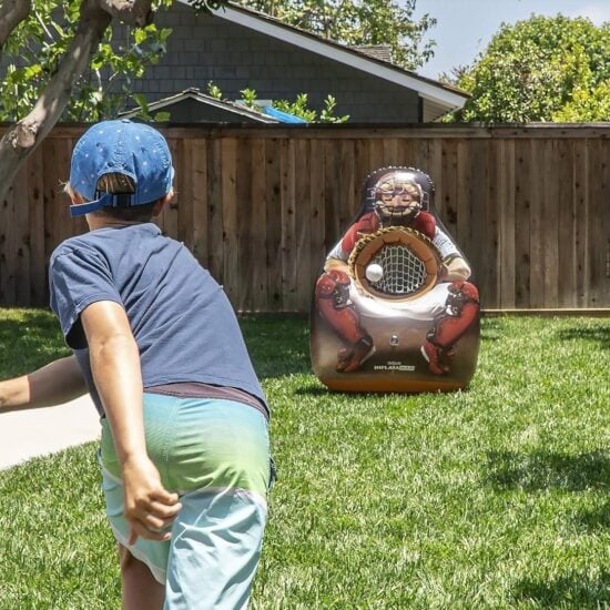 Inflatable Catcher Pitching Game