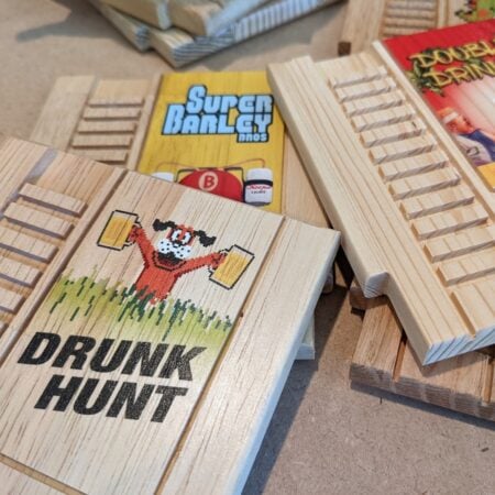 Retro NES Cartridge Wood Coasters